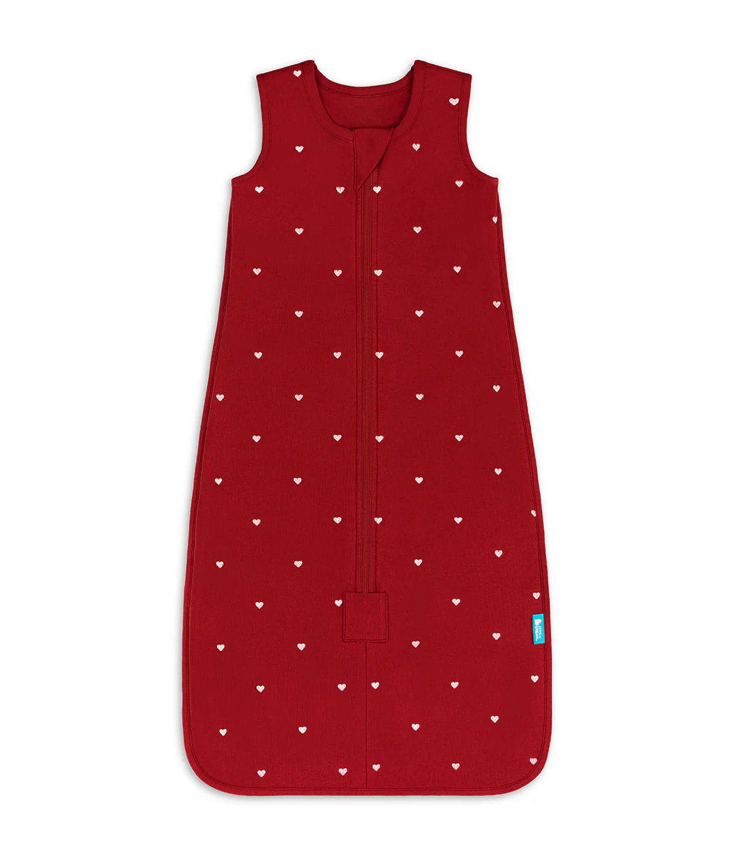Sleep Bag Bundle | 1.5 TOG | Maroon Hearts | Buff Twinkle | Oatmeal - Image 3