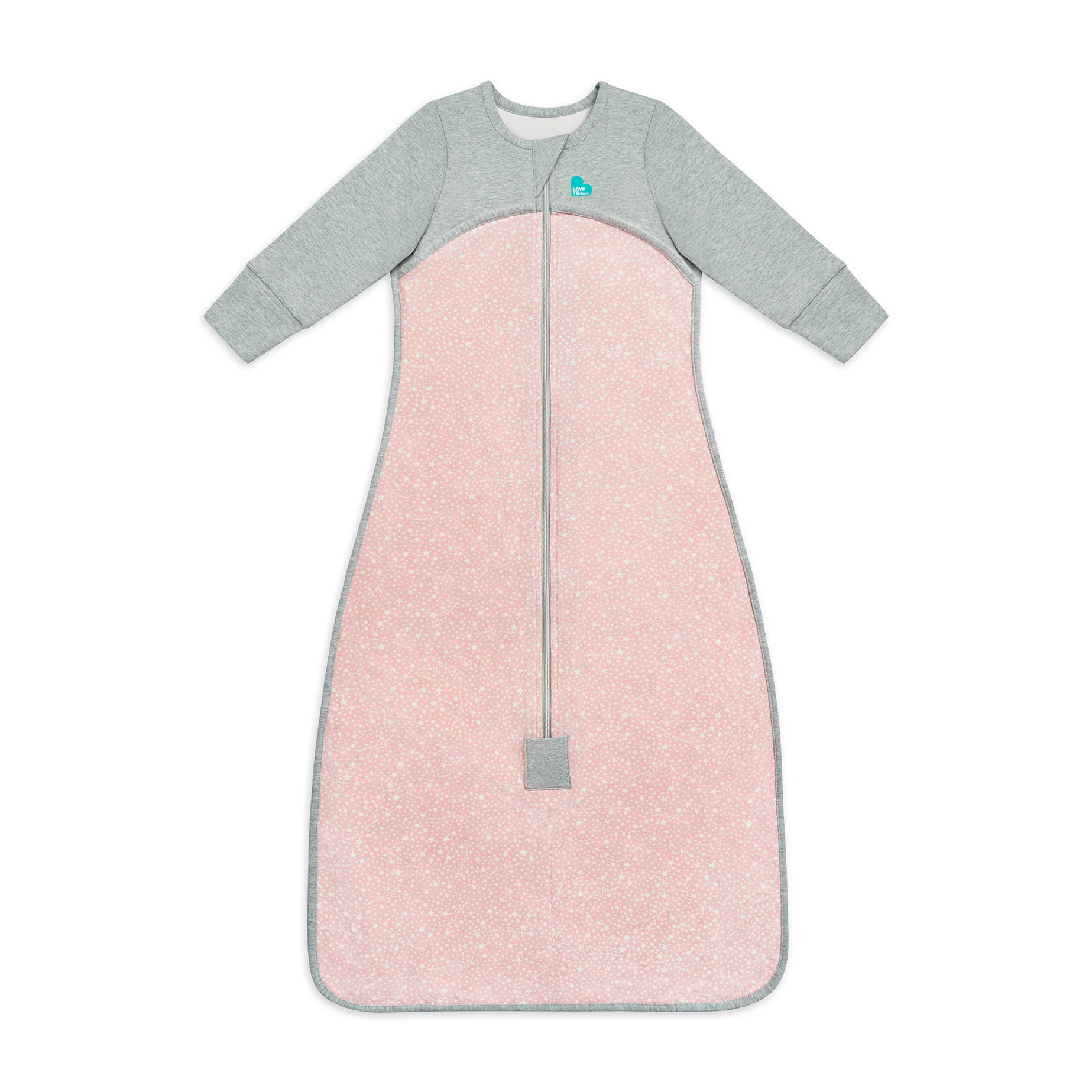 Sleep Bag Long Sleeve 1.0 TOG Cotton Rose Stardust - Image 2