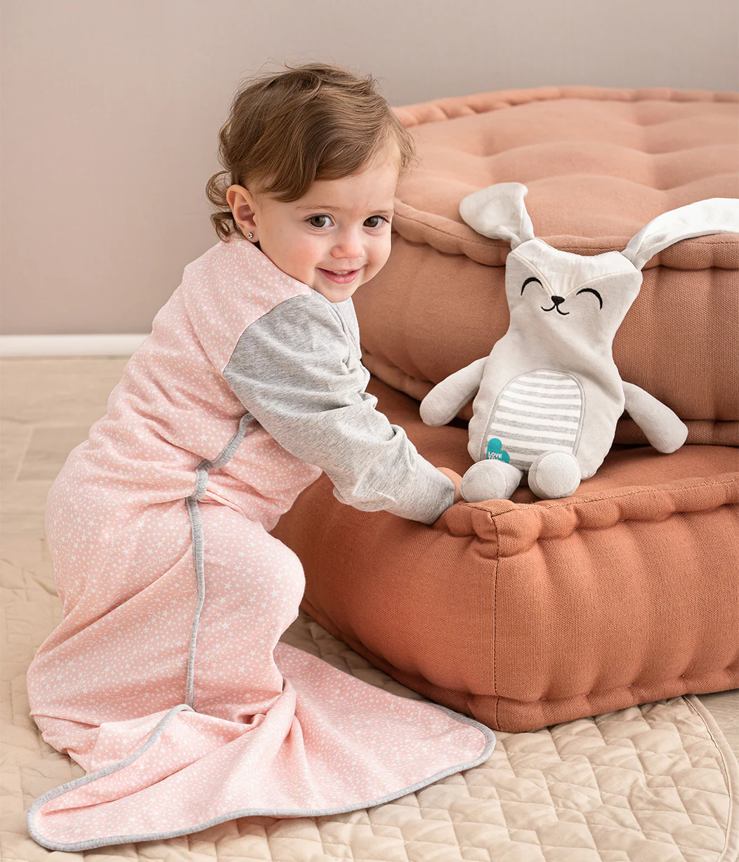 Sleep Bag Long Sleeve 1.0 TOG Cotton Rose Stardust - Image 5