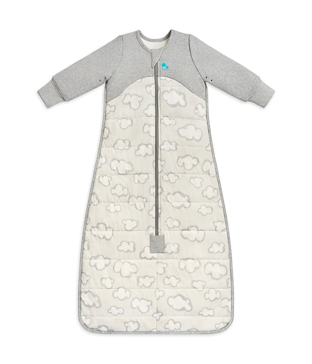 Sleep Bag Long Sleeve 2.5 TOG Cotton Grey Daydream - Image 2