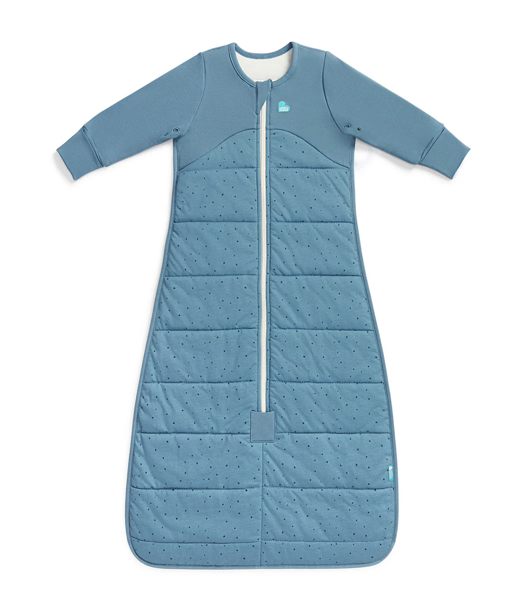 Sleep Bag Long Sleeve 2.5 TOG Cotton Storm Blue Pebbles - Image 2