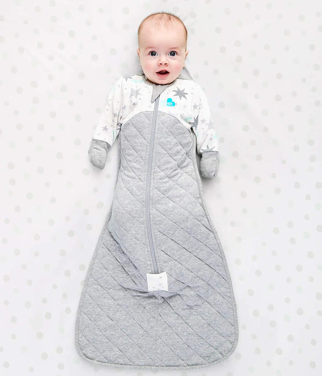 Sleep Bag Long Sleeve 2.5 TOG Cotton White Dreamer - Image 3