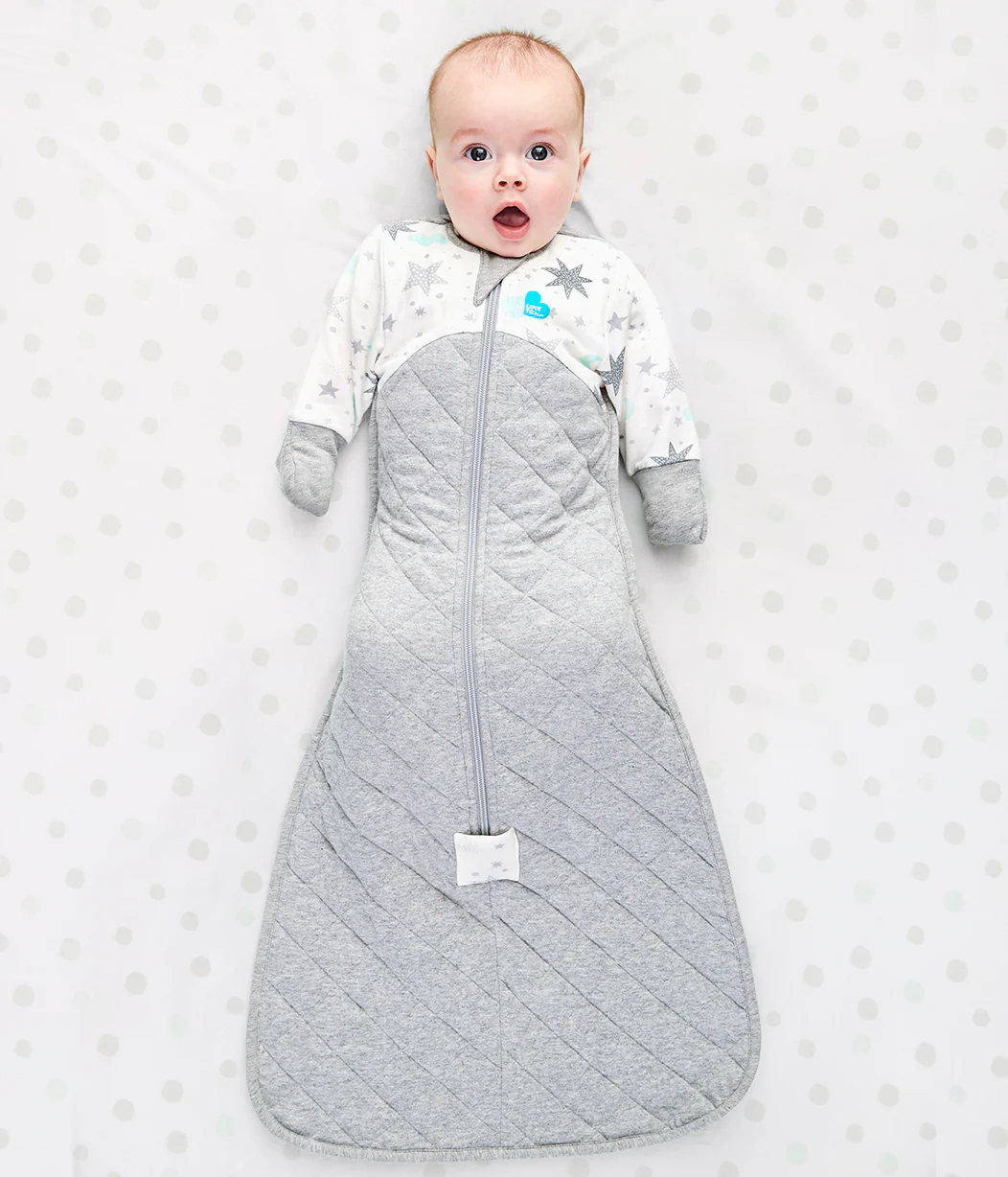 Sleep Bag Long Sleeve 2.5 TOG Cotton White Dreamer - Image 4