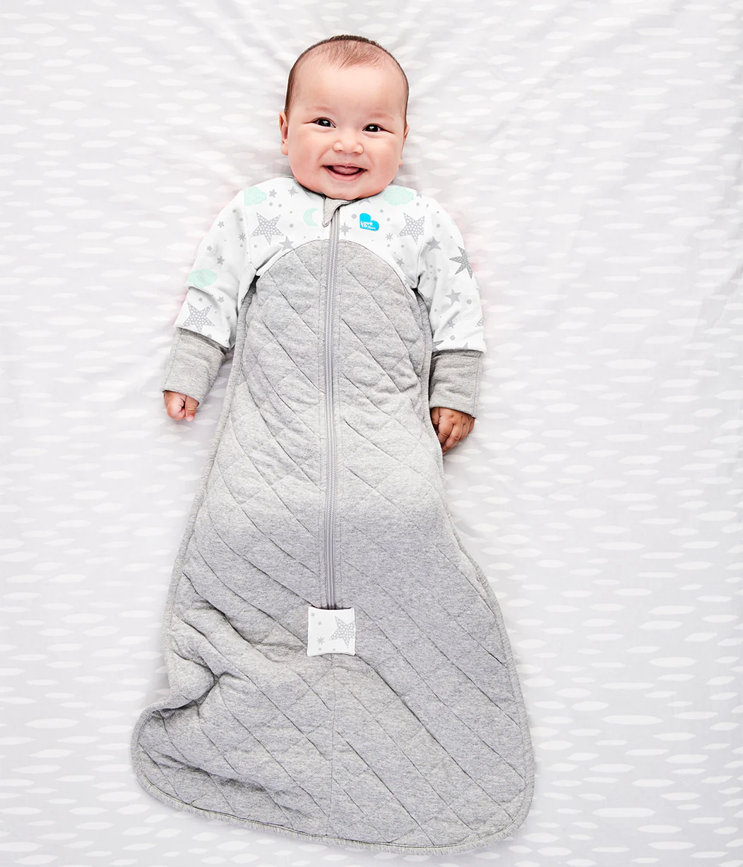 Sleep Bag Long Sleeve 2.5 TOG Cotton White Dreamer - Image 6