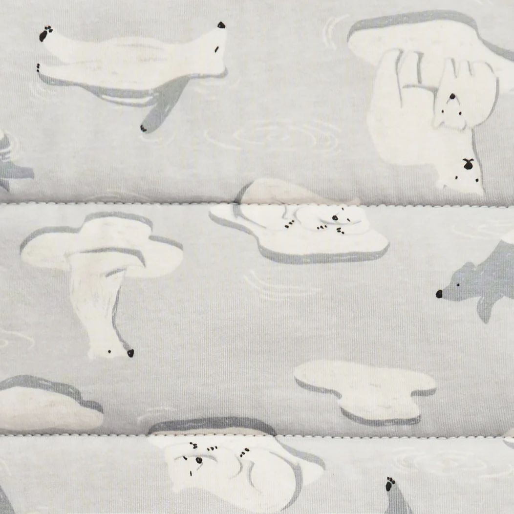 Sleep Bag Long Sleeve 3.5 TOG Cotton Grey South Pole - Image 3