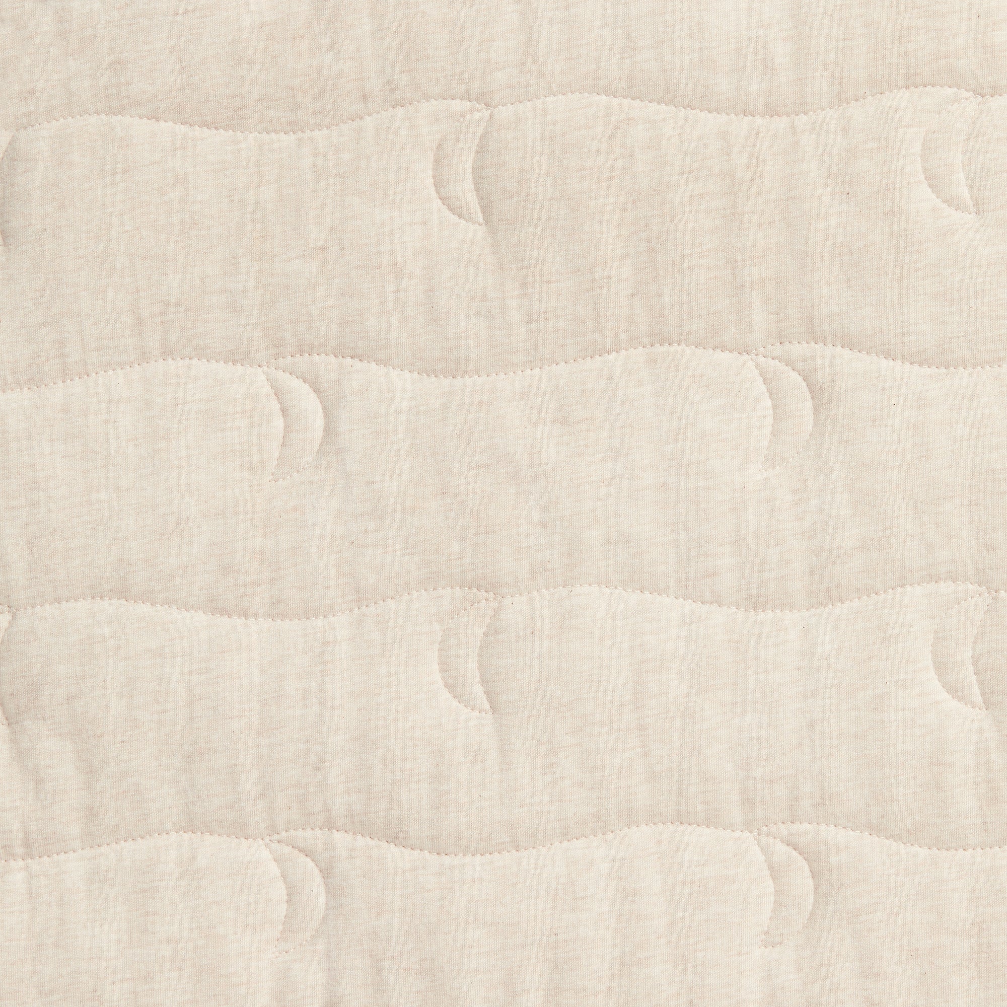 Sleep Bag Long Sleeve 3.5 TOG Cotton Oatmeal Moon Quilting - Image 4