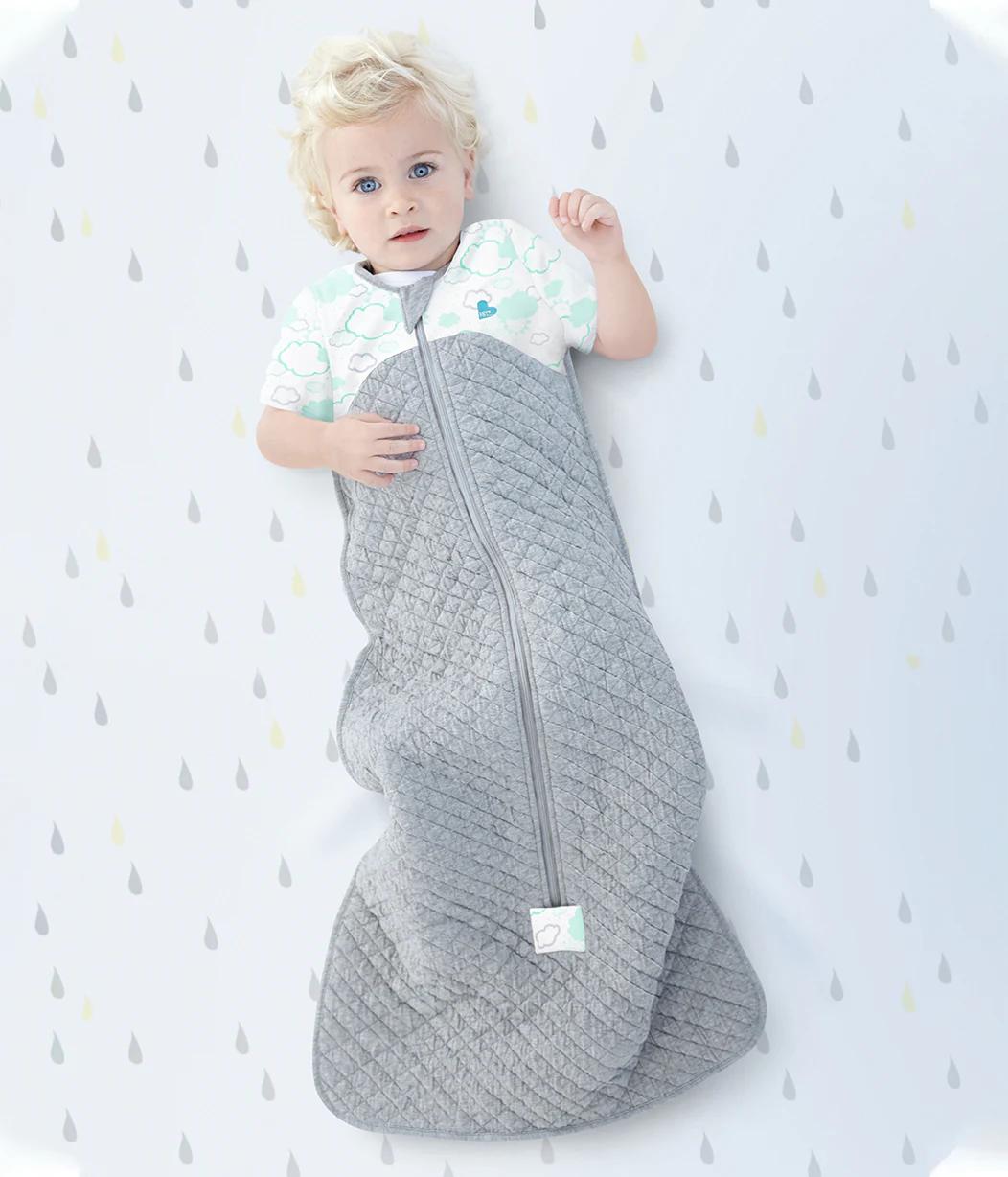 Sleep Bag Short Sleeve 1.0 TOG Cotton/Polyester White - Image 4
