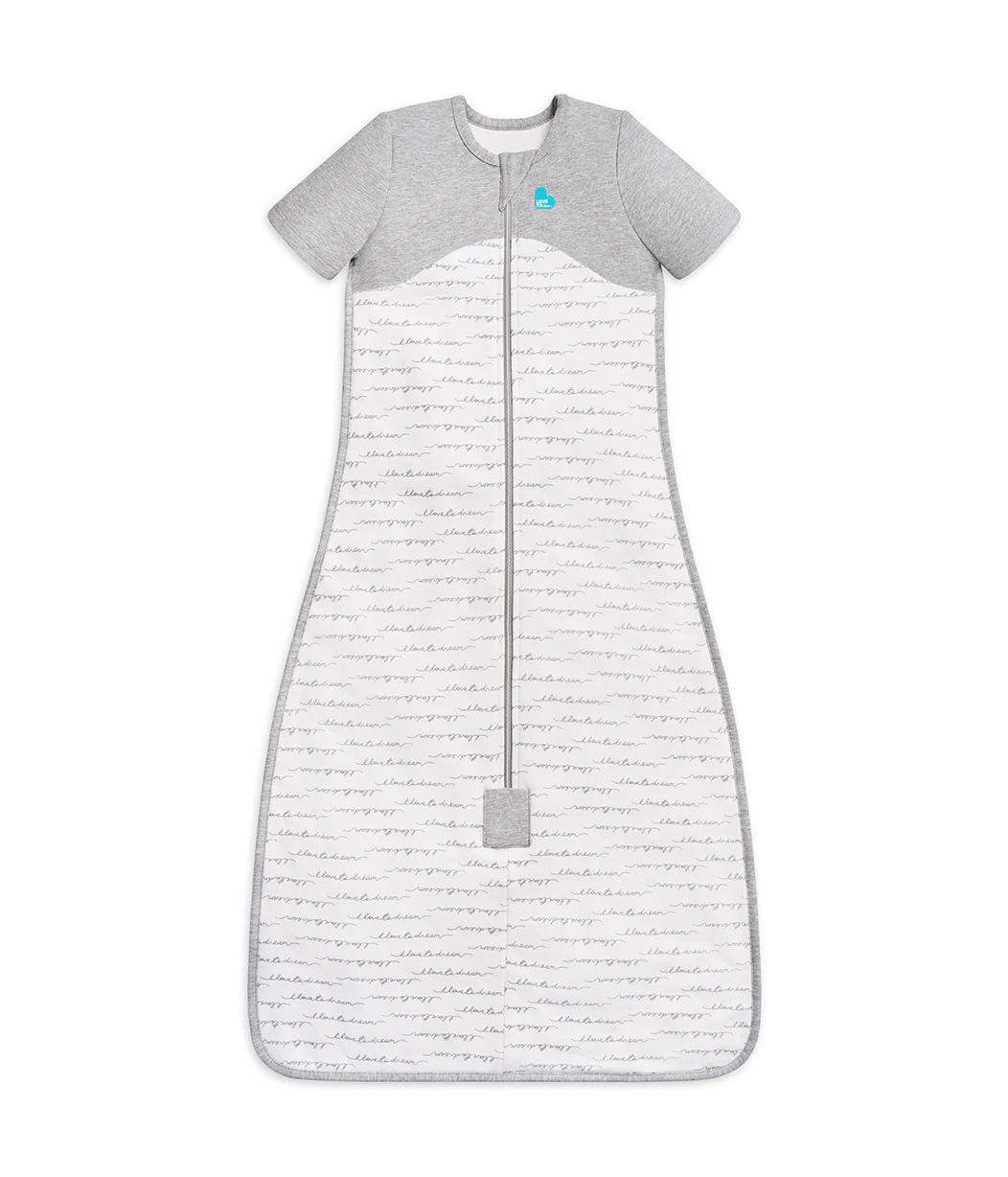 Sleep Bag Short Sleeve 1.0 TOG Organic Cotton White Dreamer - Image 2