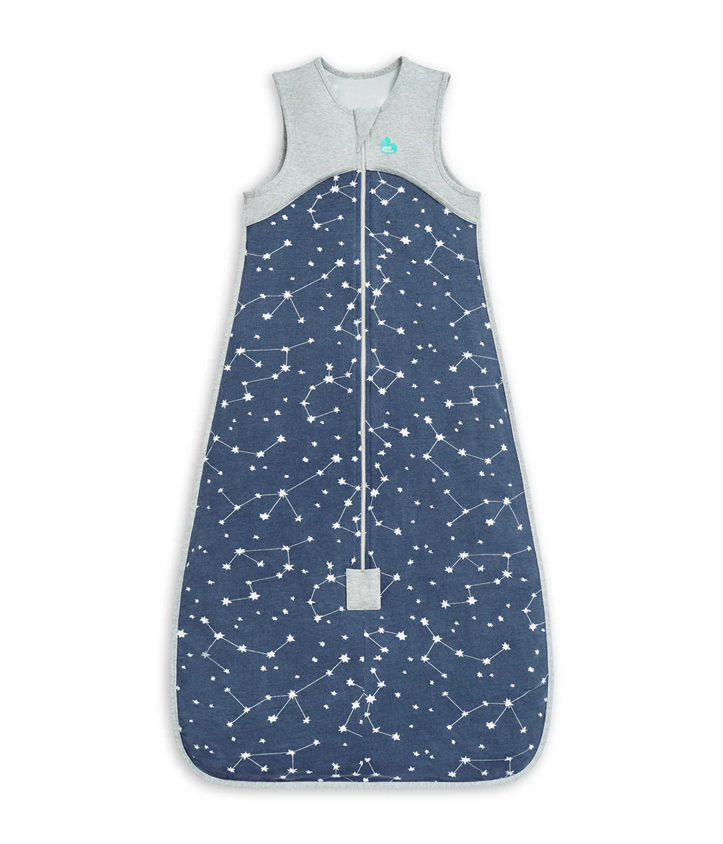 Sleep Bag Sleeveless 0.2 TOG Organic Cotton Denim Stellar - Image 2