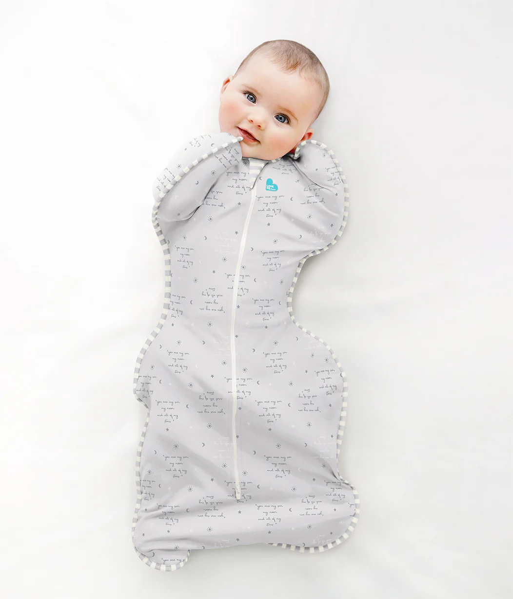 Swaddle Up™ 0.2 TOG Cotton Grey You Are My - Image 3