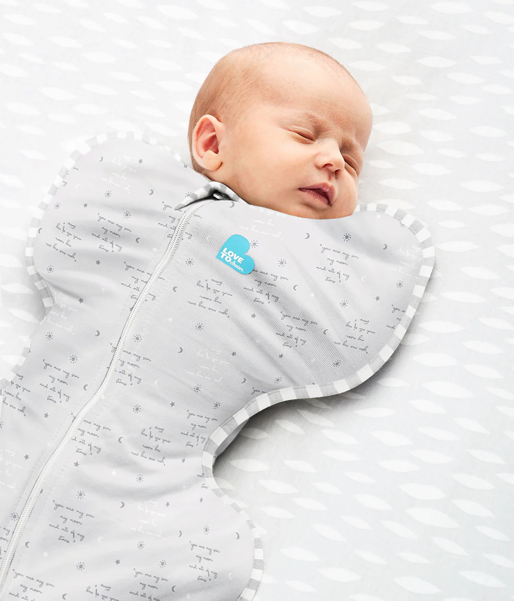 Swaddle Up™ 0.2 TOG Cotton Grey You Are My - Image 4