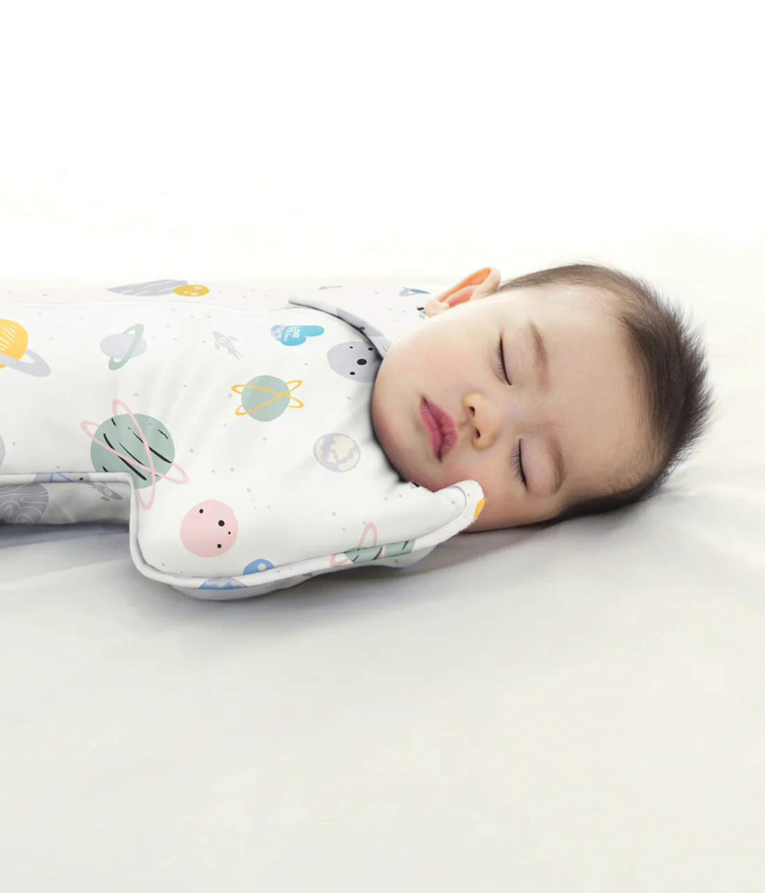 Swaddle Up™ 0.2 TOG Cotton White Space - Image 4