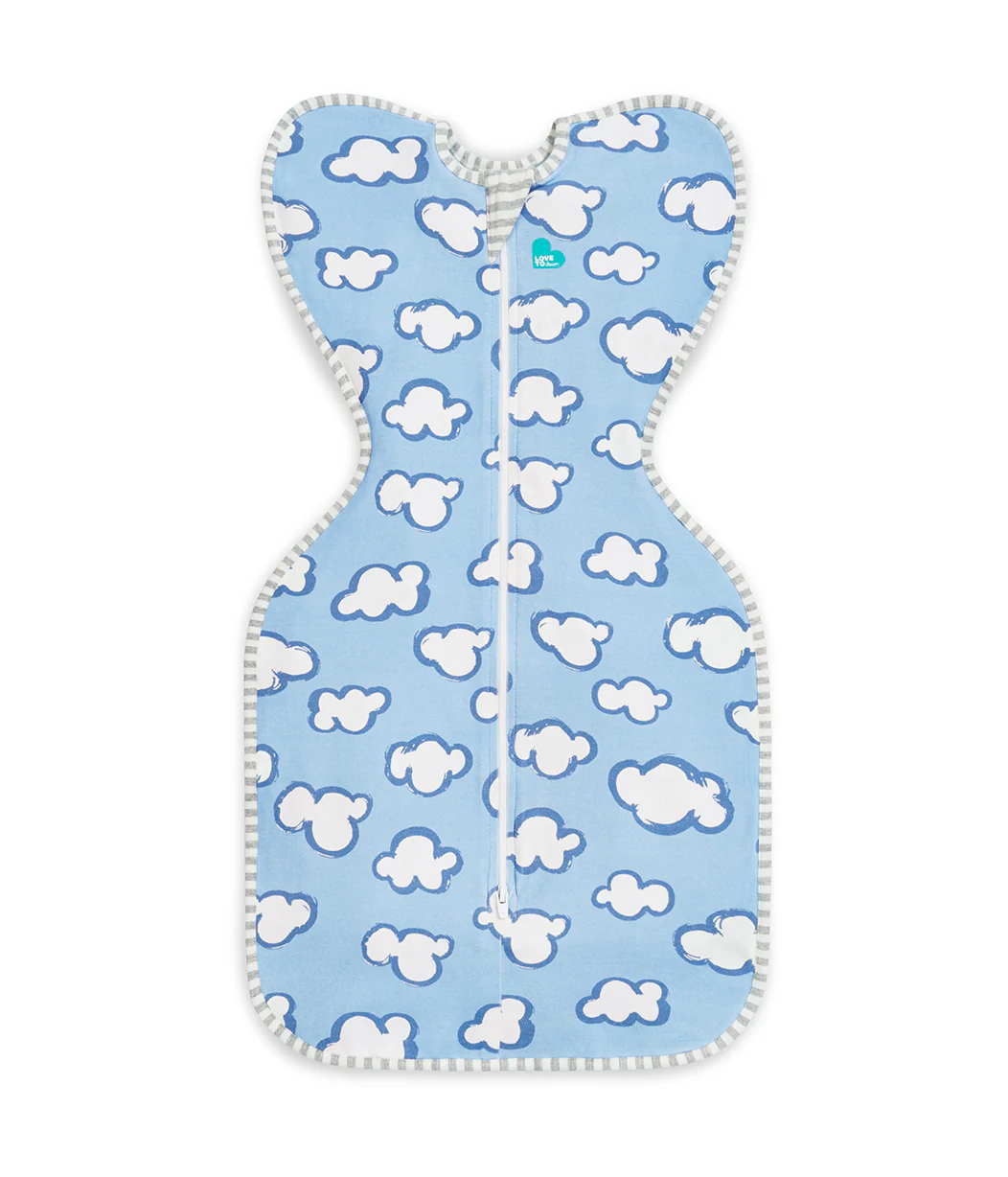Swaddle Up™ 1.0 TOG Cotton Dusty Blue Daydream - Image 2
