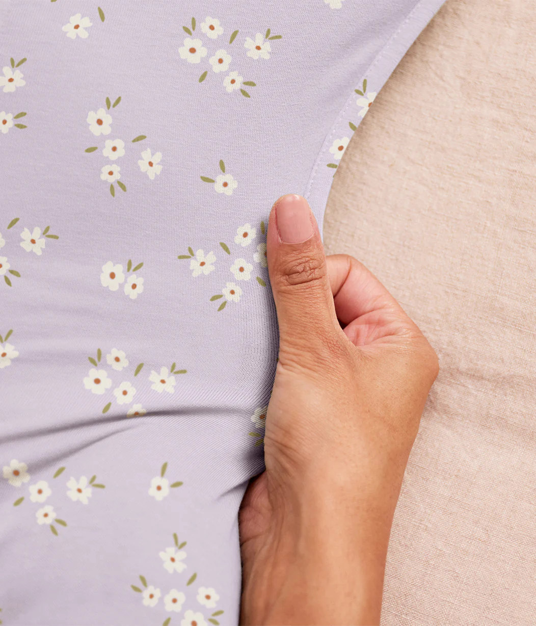 Swaddle Up™ 1.0 TOG Cotton Lilac Meadow - Image 5