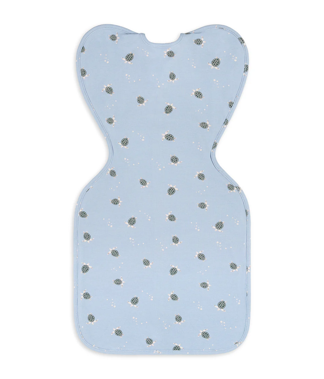 Swaddle Up™ 1.0 TOG Cotton Mist Blue Turtally - Image 3