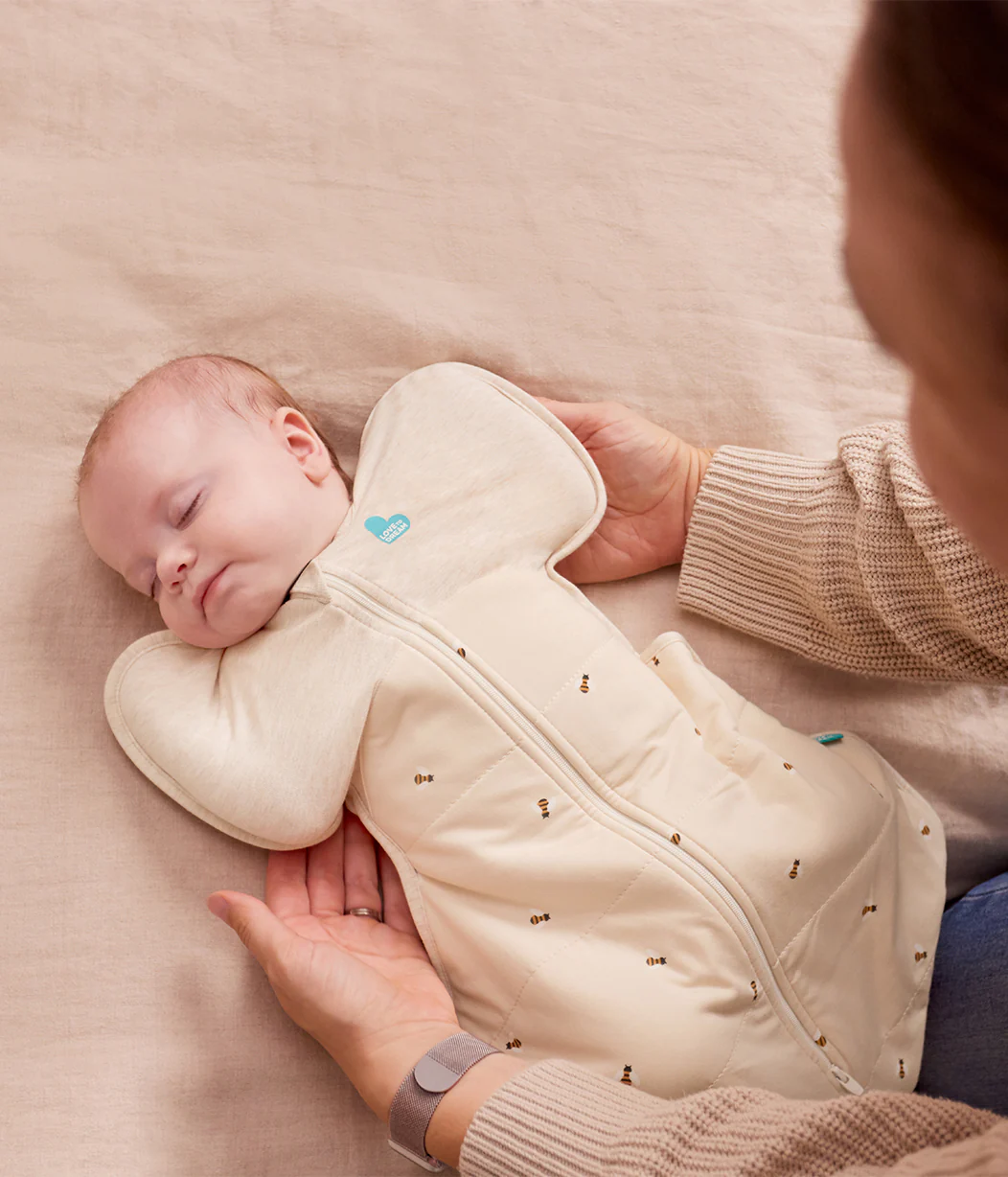 Swaddle Up™ 2.5 TOG Cotton Oatmeal Bees - Image 5