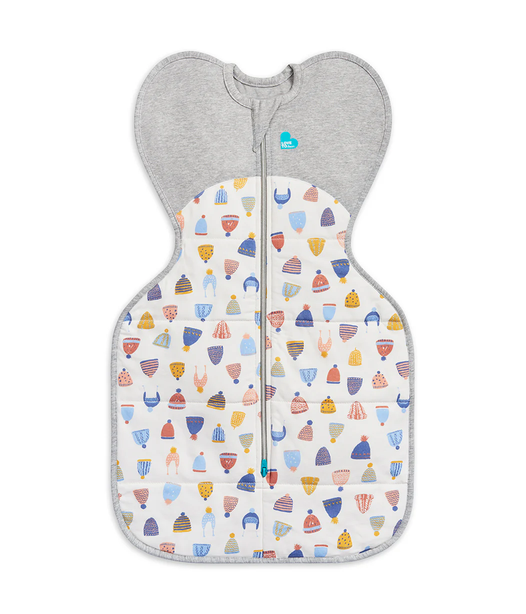 Swaddle Up™ 2.5 TOG Cotton White Happy Hats - Image 2