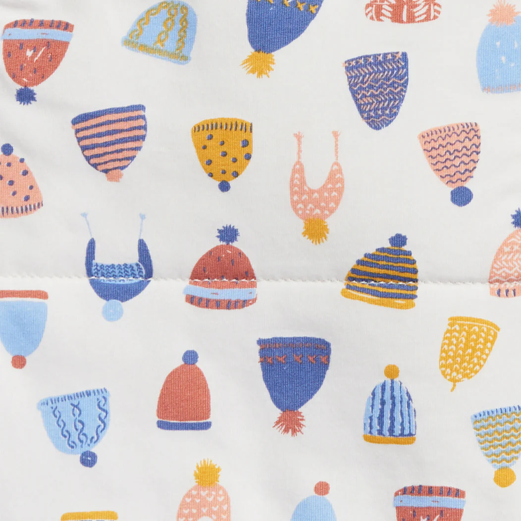 Swaddle Up™ 2.5 TOG Cotton White Happy Hats - Image 3