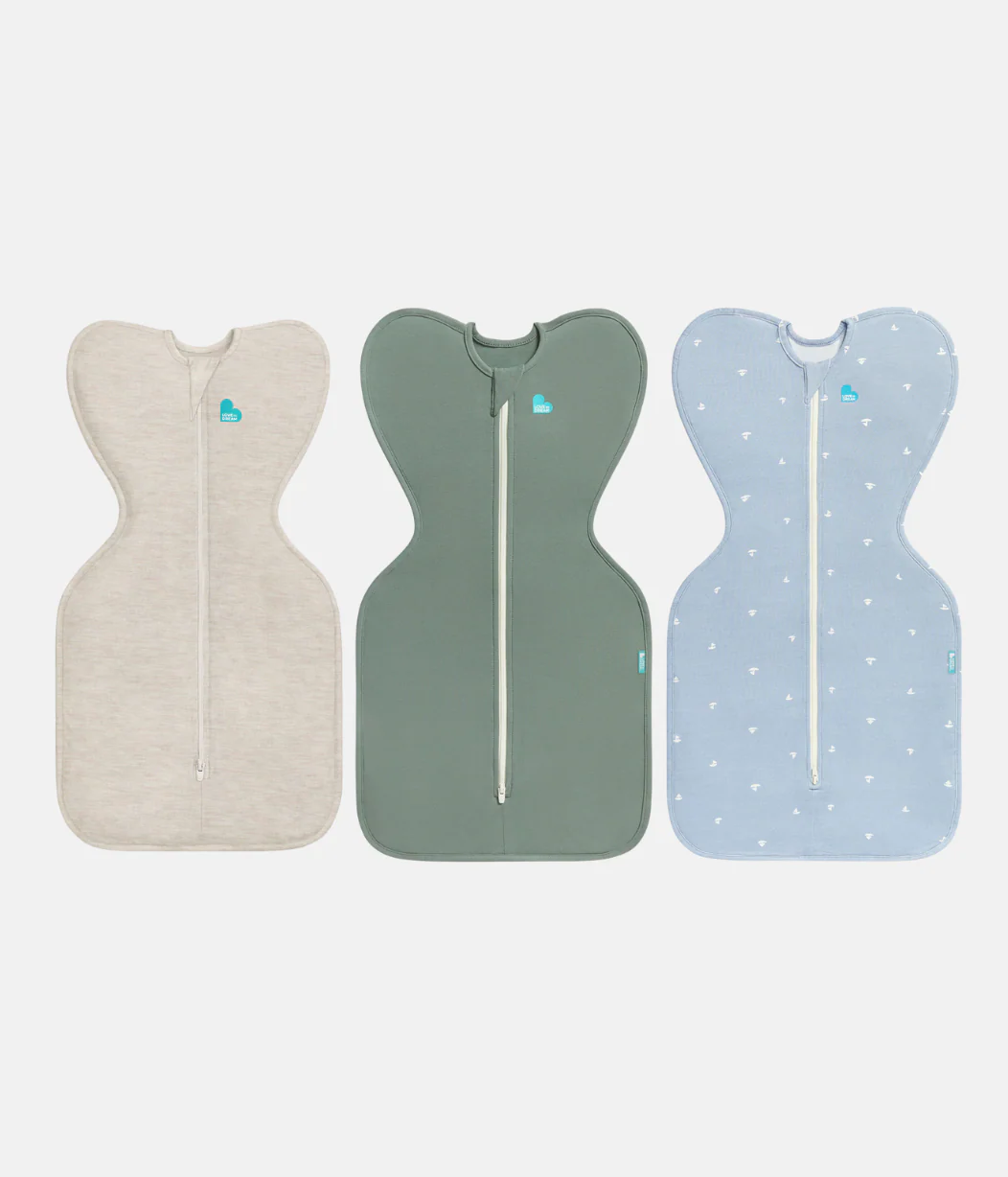 Swaddle Up Starter Bundle 1.0 TOG | Oatmeal | Deep Olive | Blue Boats