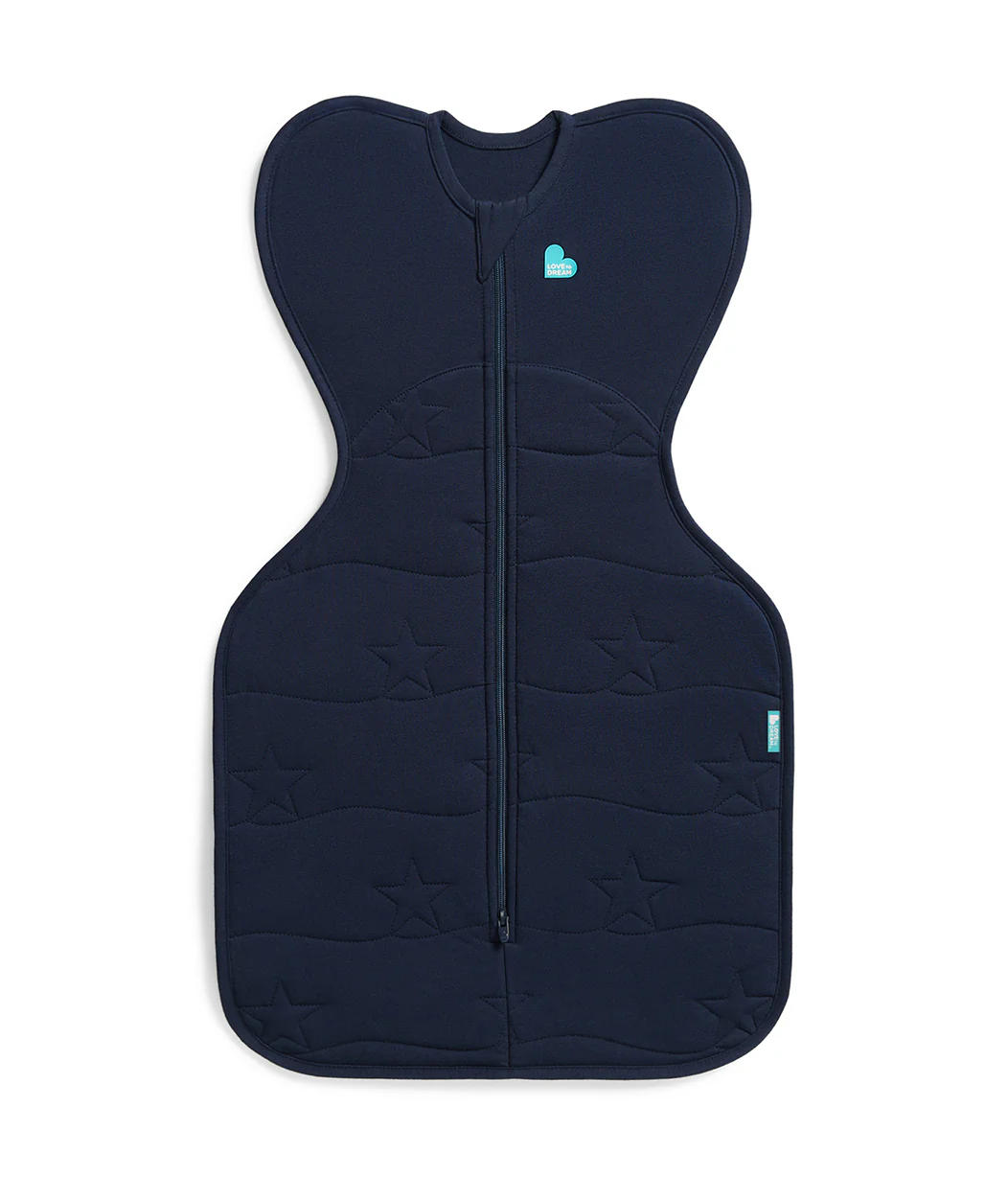 Swaddle Up Starter Bundle | 3.5 TOG | Navy Star | Blush Heart - Image 3