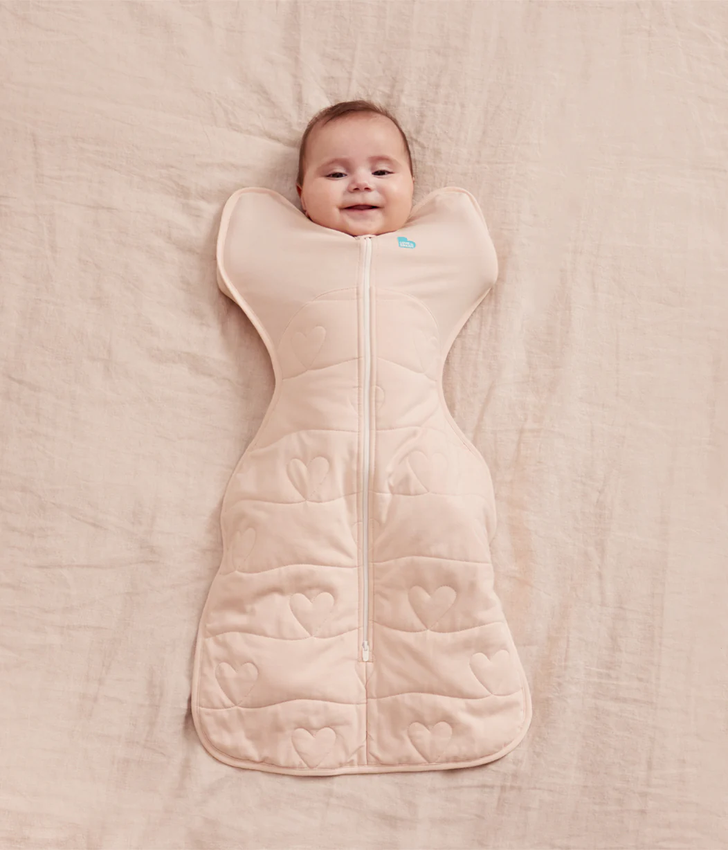 Swaddle Up Starter Bundle | 3.5 TOG | Navy Star | Blush Heart - Image 4