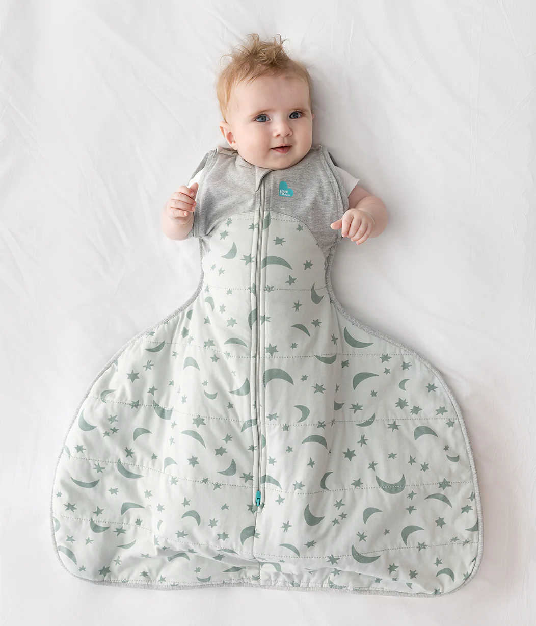 Swaddle Up™ Transition Bag Hip Harness 2.5 TOG Cotton Olive Moonlight - Image 4