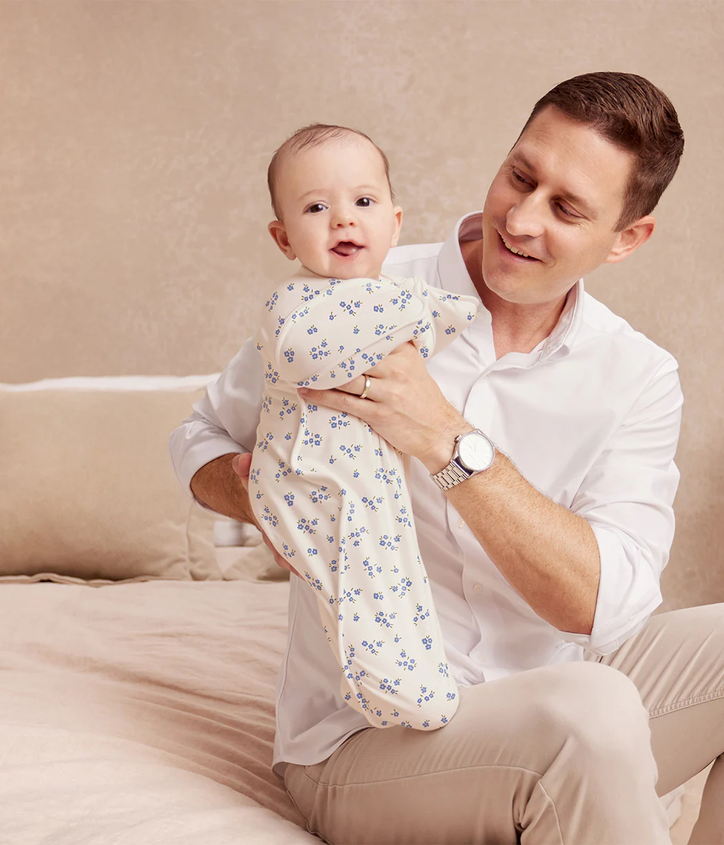 Swaddle Up™ Transition Bag 1.0 TOG Cotton Jacaranda Meadow - Image 7