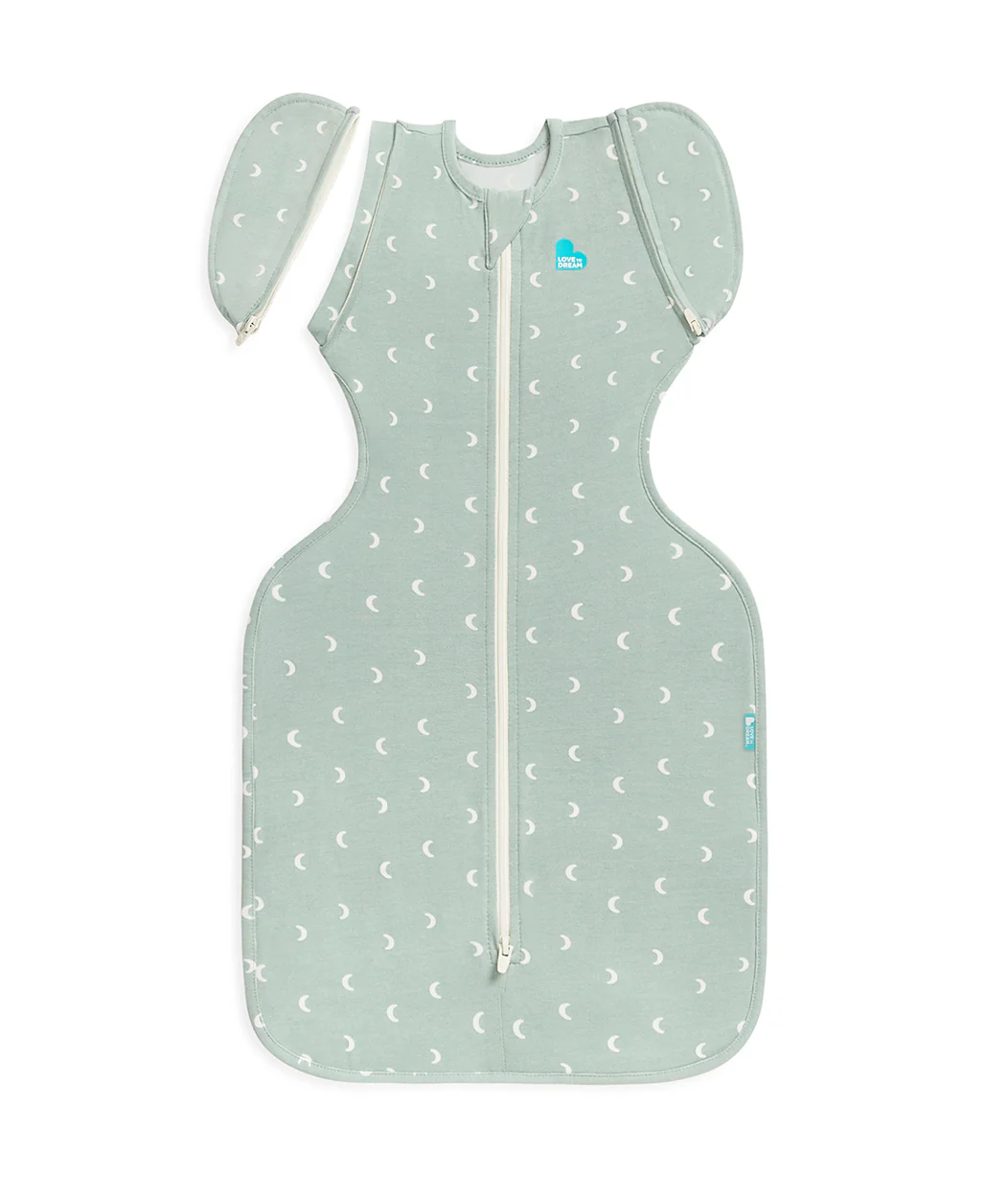 Swaddle Up™ Transition Bag 1.0 TOG Cotton Olive Moon - Image 2