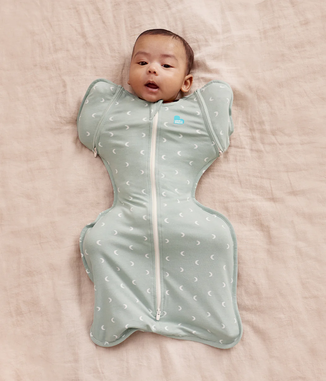 Swaddle Up™ Transition Bag 1.0 TOG Cotton Olive Moon - Image 5