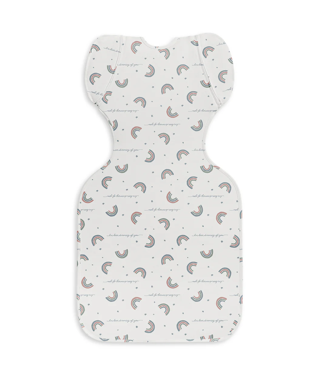 Swaddle Up™ Transition Bag 1.0 TOG Cotton White Rainbow Dream - Image 3