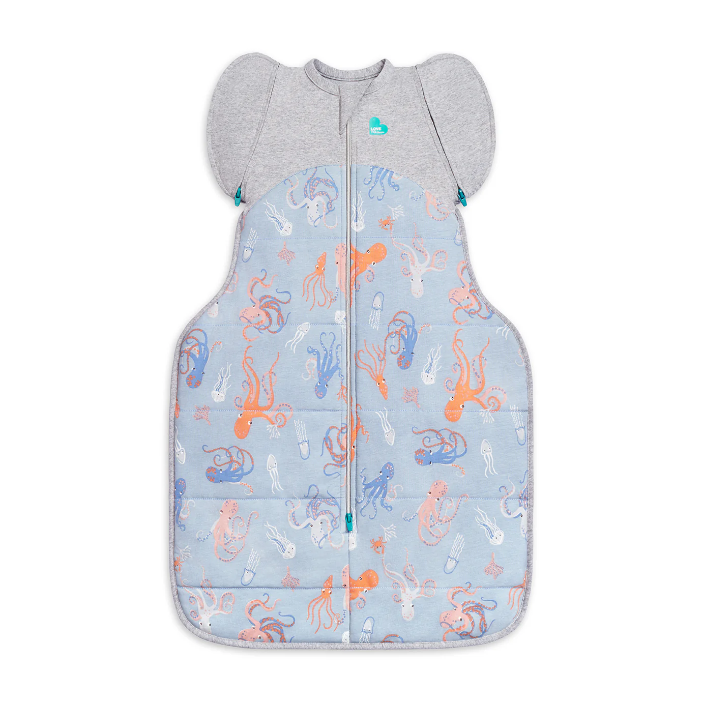 Swaddle Up™ Transition Bag 2.5 TOG Cotton Chambray Blue Kraken - Image 2