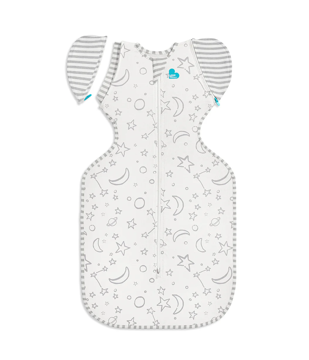 Swaddle Up™ Transition Bag 1.0 TOG Viscose from Bamboo Cream Stars & Moon - Image 2