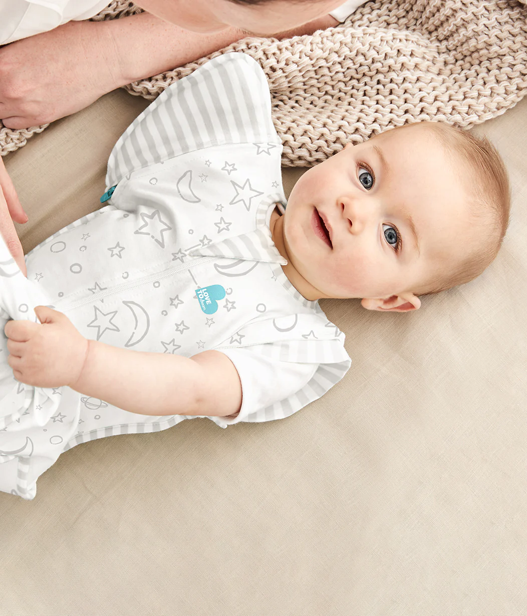 Swaddle Up™ Transition Bag 1.0 TOG Viscose from Bamboo Cream Stars & Moon - Image 3