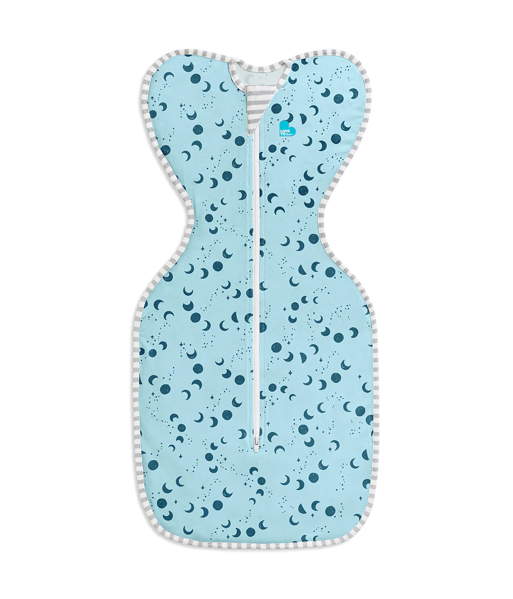 Swaddle Up™ 0.2 TOG Viscose from Bamboo Blue Moonscape - Image 2